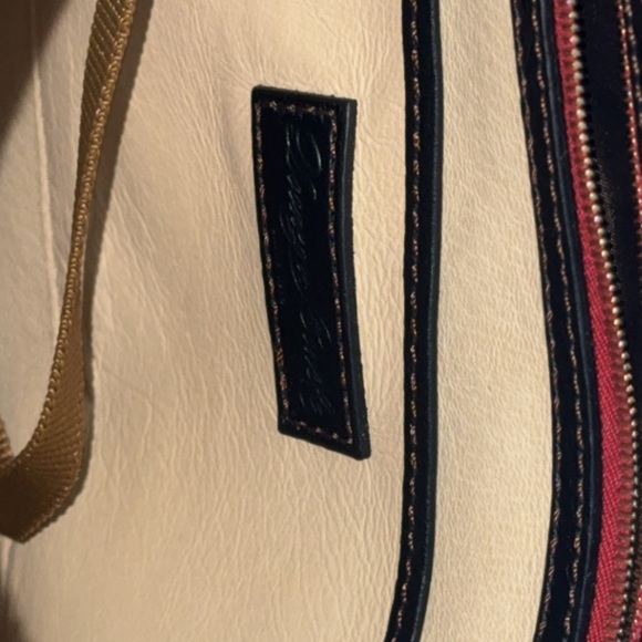 DOONEY & BOURKE Handbag Florentine Laurel Hobo Black Italian Leather AUTHENTIC - Picture 10 of 11